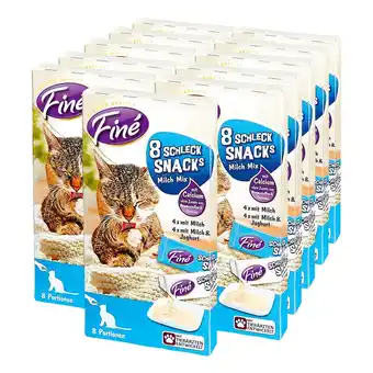 Netto Marken-Discount Finè schleck-snack milch-mix 8 x 10g, 11er pack Angebot