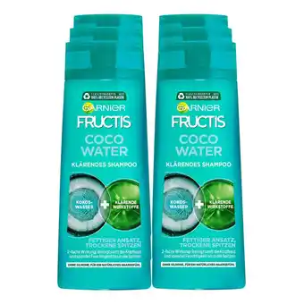 Netto Marken-Discount Garnier fructis shampoo fats coco water 250 ml, 6er pack Angebot