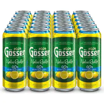 Netto Marken-Discount Gösser naturradler alkoholfrei 0,5 liter dose, 24er pack Angebot