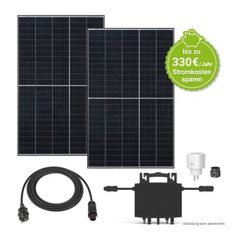 Netto Marken-Discount Juskys balkonkraftwerk 600w solaranlage komplettset photovoltaik anlage steckerfertig - verkauf nur an endverbraucher Angebot