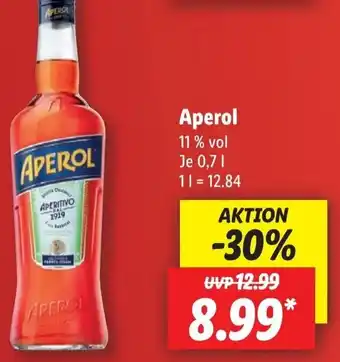 Lidl Aperol 0,7 L Angebot