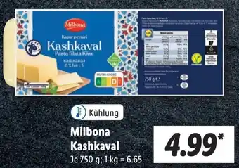 Lidl Milbona Kashkaval 750 g Angebot