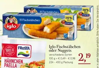 Dornseifer Iglo Fischstäbchen oder Nuggets 224-450g Angebot