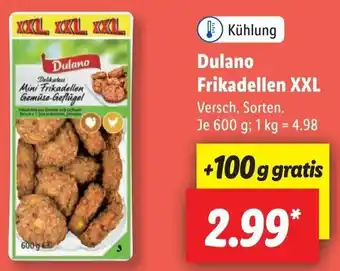 Lidl Dulano Frikadellen XXL 600 g Angebot