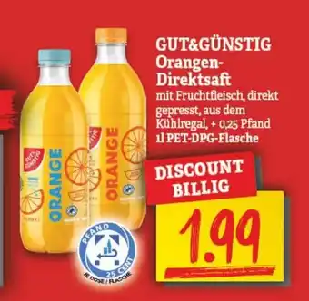 NP Discount Orangensaft 1L Angebot