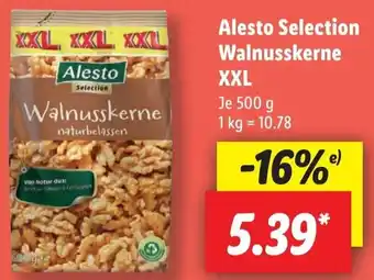 Lidl Alesto Selection Walnusskerne XXL 500 g Angebot