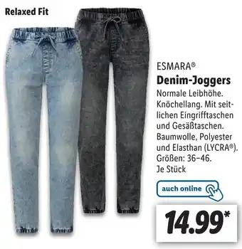 Lidl Esmara Denim Joggers Angebot