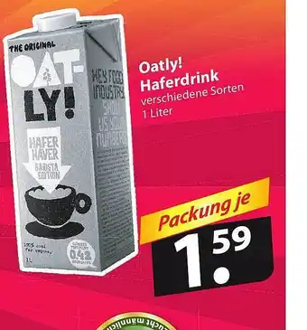 Famila Nord Ost Oatly! haferdrink Angebot