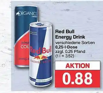 Famila Nord West Red bull energy drink verschiedene sorten Angebot