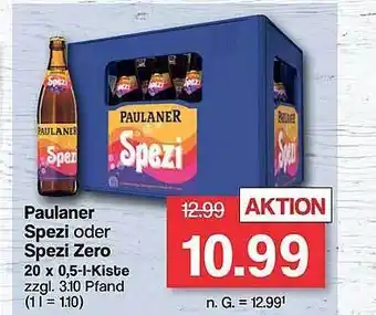 Famila Nord West Paulaner spezi oder spezi zero Angebot