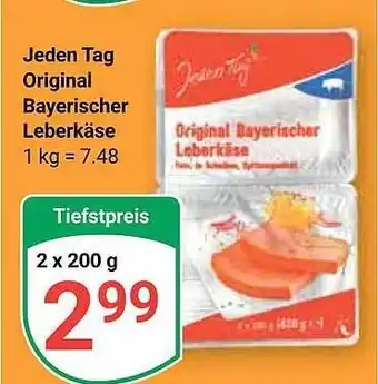 Globus Jeden tag original bayerischer leberkäse Angebot