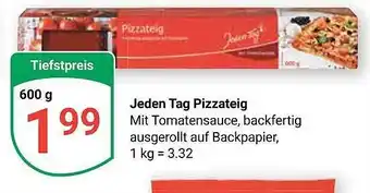 Globus Jeden tag pizzateig Angebot