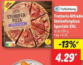 Lidl Trattoria Alfredo Steinofenpizza Speciale XXL 3x330 g Angebot