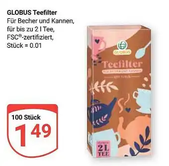 Globus Globus teefilter Angebot