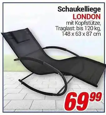 CENTERSHOP Schaukelliege london Angebot