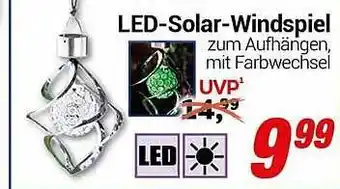 CENTERSHOP Led-solar-windspiel Angebot