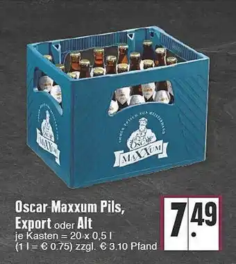 Edeka Oscar maxxum pils export oder alt Angebot