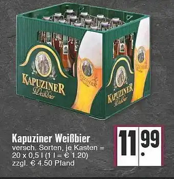 Edeka Kapuziner weißbier Angebot