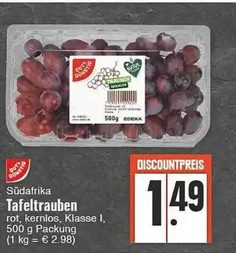 Edeka Bauern gut tafeltrauben Angebot