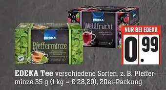 Edeka Edeka tee verschiedene sorten Angebot
