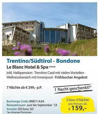 Edeka Trentino oder südtirol - bondone Angebot