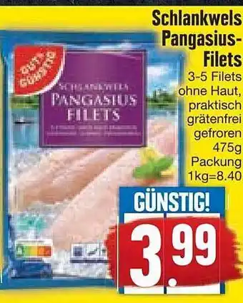 Edeka Gut & günstig schlankwels pangasius-filets Angebot