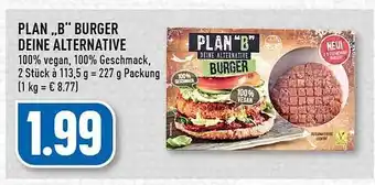 Edeka Plan „b“ burger deine alternative Angebot