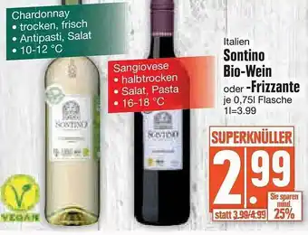 Edeka Sontino bio-wein oder -frizzante Angebot