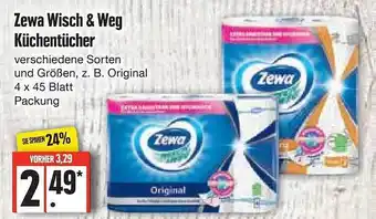 Edeka Frischemarkt Zewa wisch & weg küchentücher Angebot