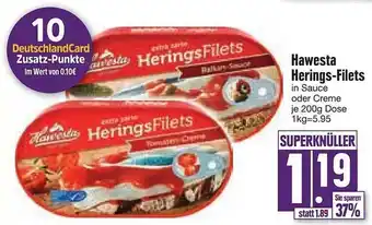 Edeka Hawesta herings-filets Angebot