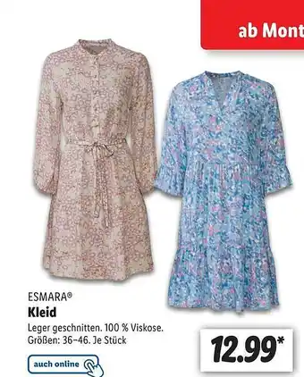 Lidl Esmara kleid Angebot