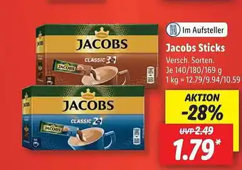Lidl Jacobs sticks Angebot