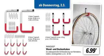 Lidl Parkside wand- und deckenhaken Angebot