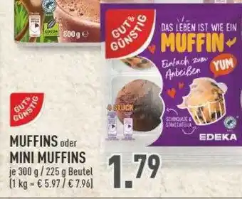 Marktkauf Gut & günstig muffins oder mini muffins Angebot