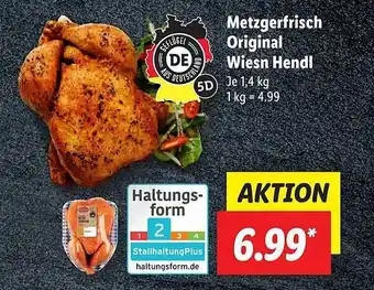 Lidl Metzgerfrisch original wiesn hendl Angebot