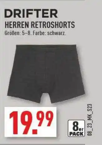 Marktkauf Drifter herren retroshorts Angebot