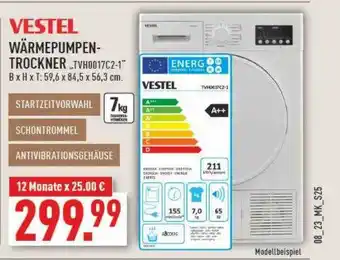 Marktkauf Vestel wärmepumpen-trockner Angebot