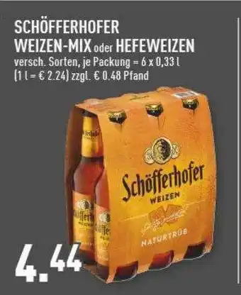 Marktkauf Schöfferhofer weizen-mix oder hefeweizen Angebot