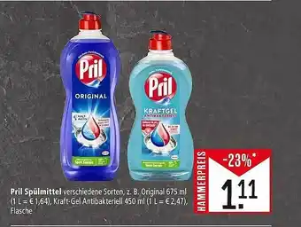 Marktkauf Pril spülmittel Angebot