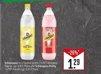 Marktkauf Schweppes oder schweppes fruity Angebot