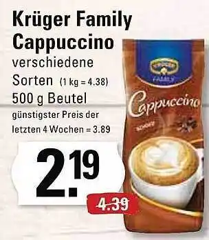 Meyer's Frischemarkt Krüger family cappuccino Angebot