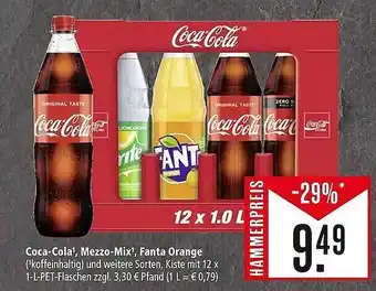 Marktkauf Coca-cola, mezzo-mix, fanta orange Angebot