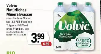 Meyer's Frischemarkt Volvic natürliches mineralwasser Angebot