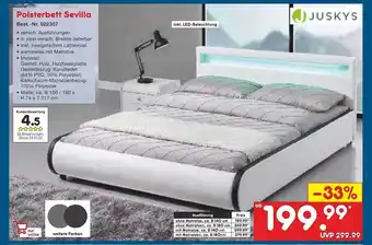 Netto Marken-Discount Polsterbett sevilla Angebot