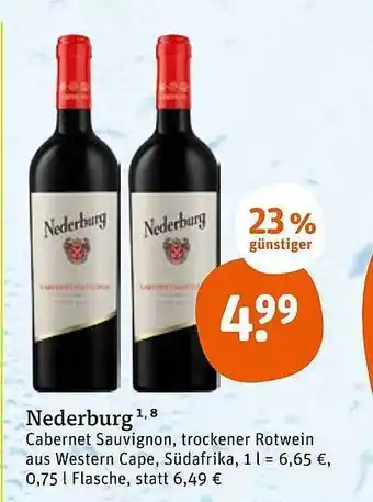 tegut Nederburg cabernet sauvignon Angebot