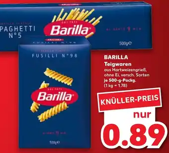 Kaufland Barilla Teigwaren 500 g Packg. Angebot