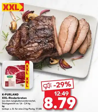 Kaufland K-Purland XXL Rinderbraten Angebot