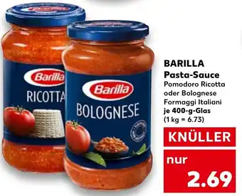 Kaufland Barilla Pasta Sauce 400 g Glas Angebot