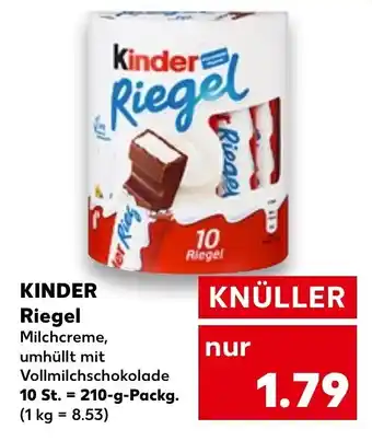 Kaufland Kinder Riegel 210 g Packg. Angebot