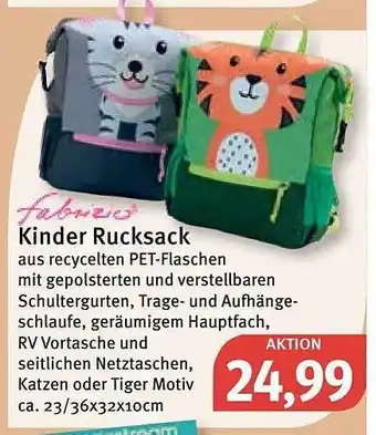 Feneberg Kinder rucksack Angebot